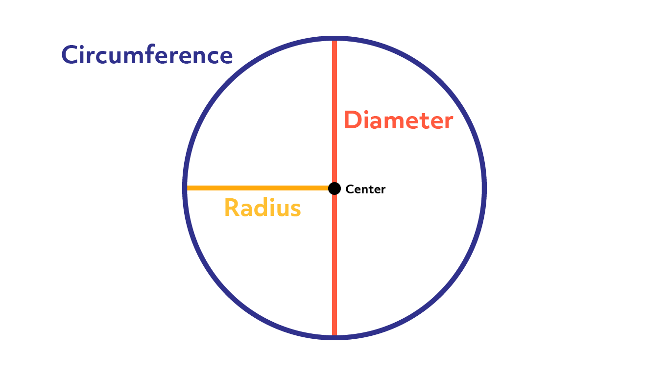 Диаметр окружности 15. Радиус. Radius and diameter. Circumference of a circle. Circumference of a circle Formula.